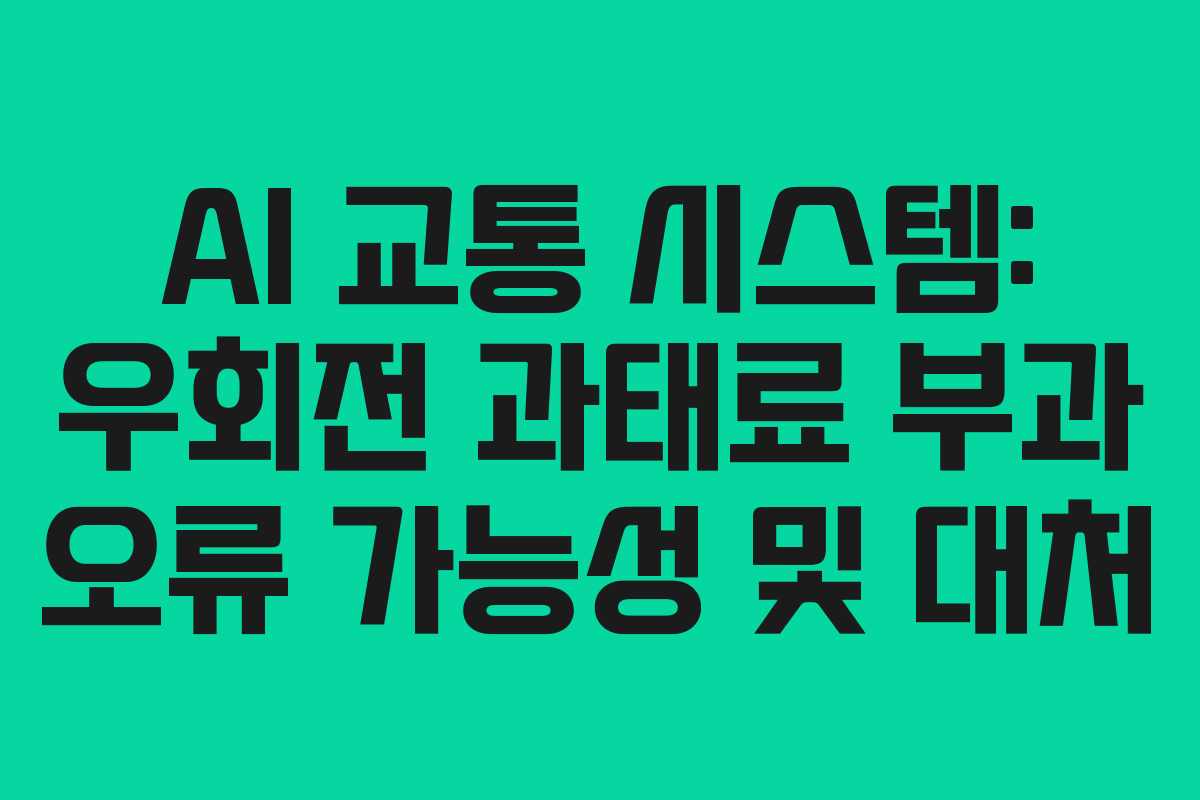 AI-교통-시스템-우회전-과태료-부과-오류-가능성-및-대처
