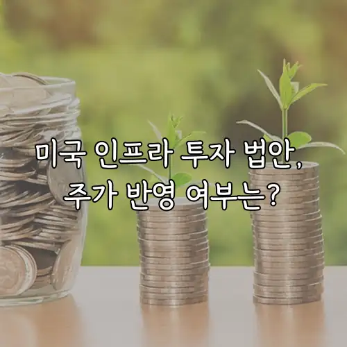 미국 인프라 투자 법안, 주가 반영 여부는?