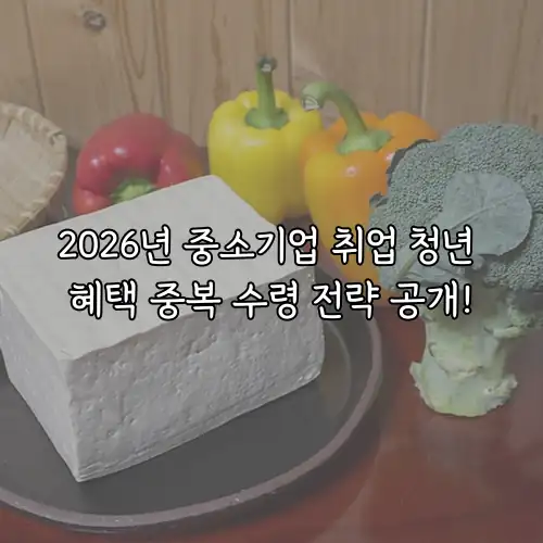 2026년 중소기업 취업 청년 혜택 중복 수령 전략 공개!